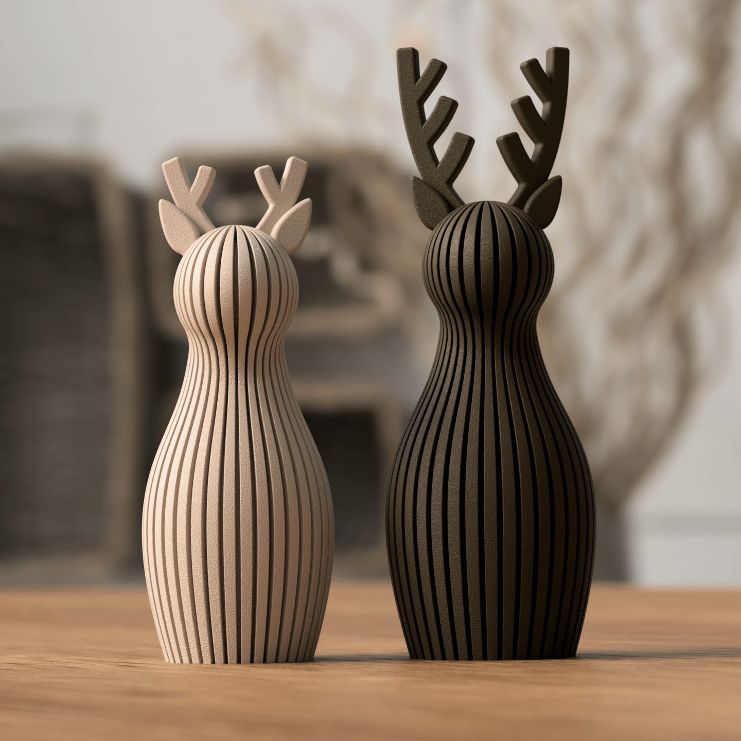 3D Rentier - Weihnachtsdeko für dein Zuhause