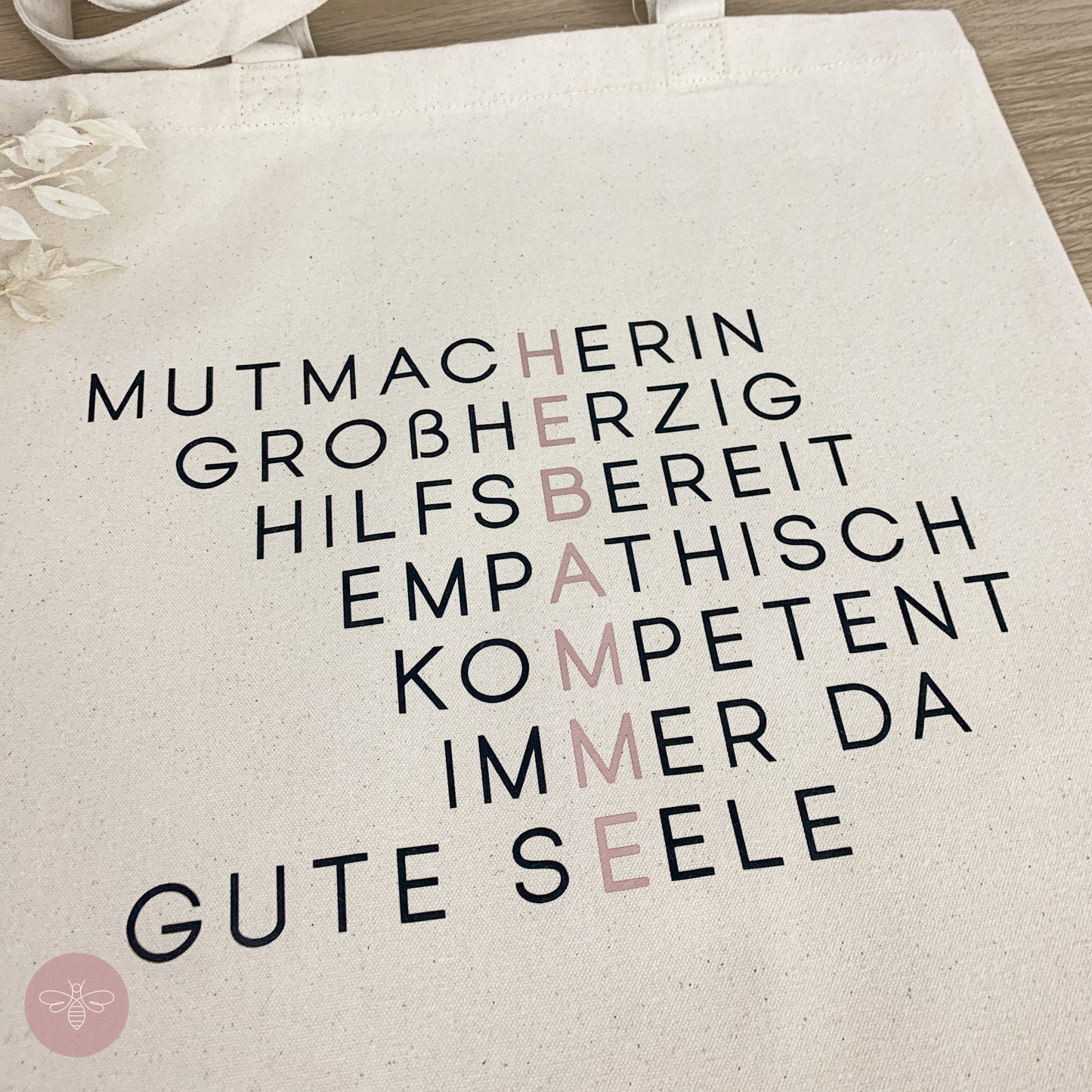 Bio - Baumwolltasche 320g/m² Hebamme