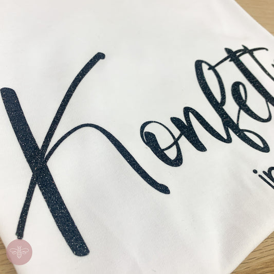 T-Shirt „Konfetti im Herzen“ – mit Liebe gemacht