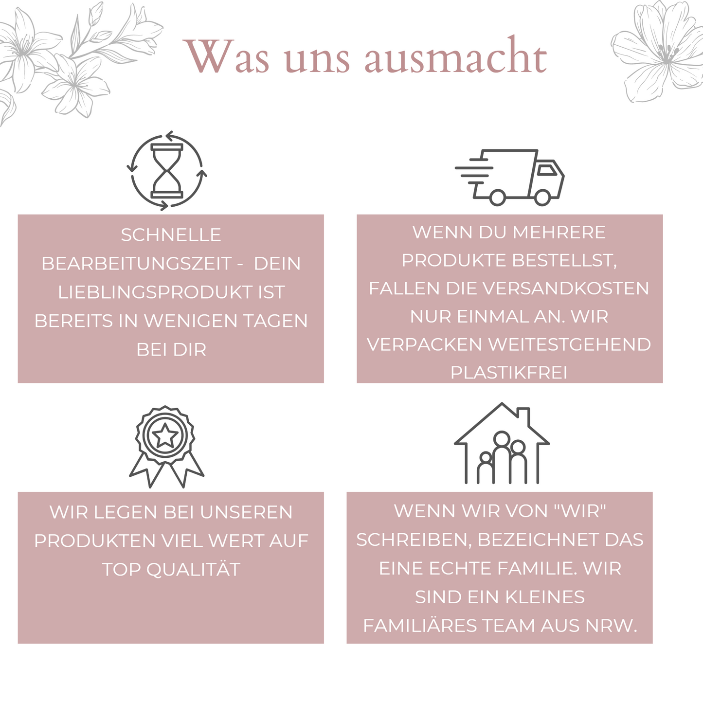 SueBeCreative - was uns ausmacht