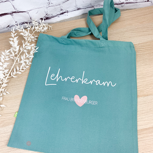 Baumwolltasche Lehrerkram