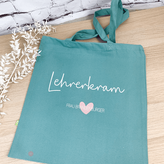 Baumwolltasche Lehrerkram