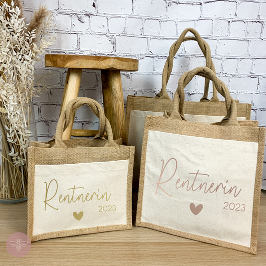 Jutetasche Rente 2023