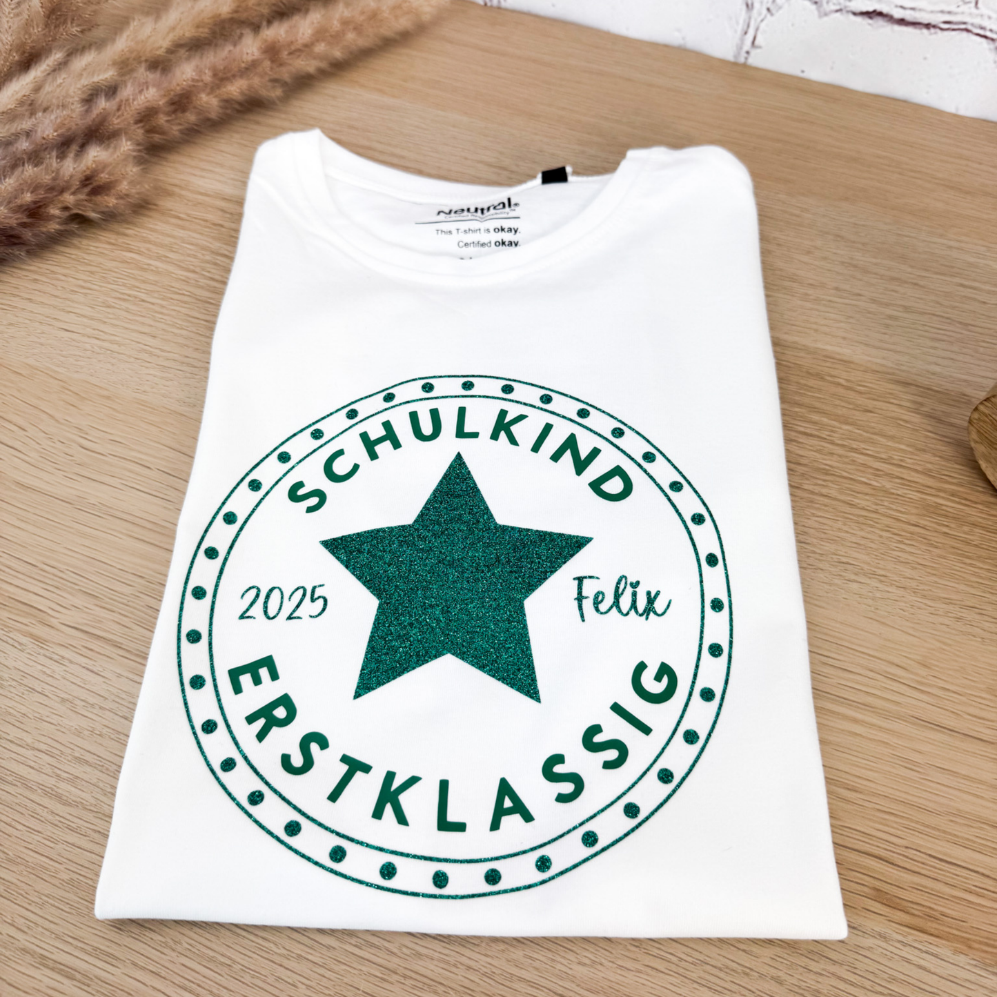 Kindershirt Schulkind Stern