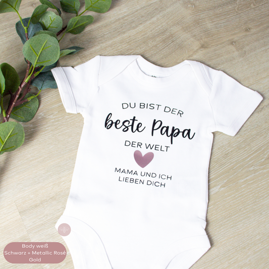 Babybody Du bist der beste Papa der Welt