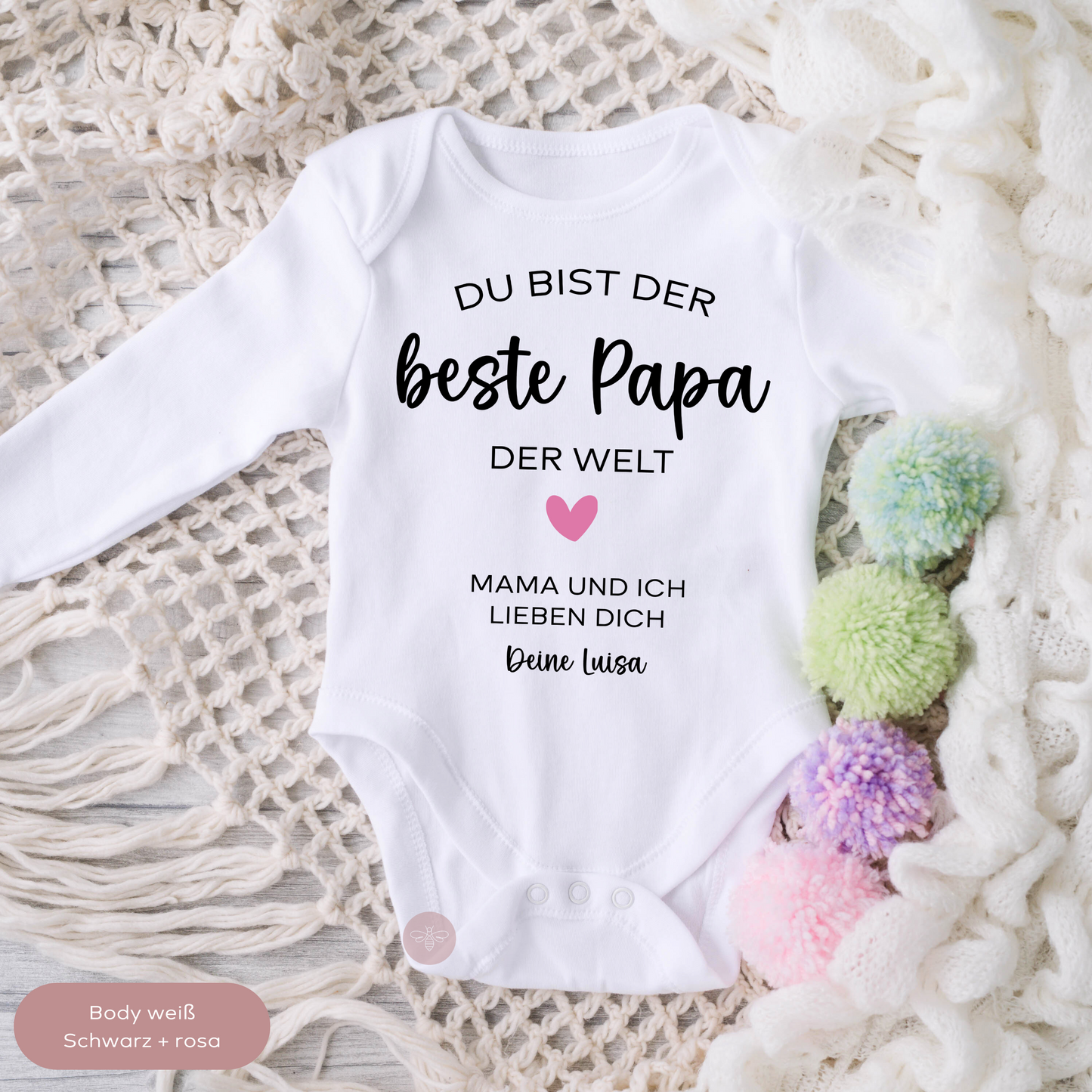 Babybody Du bist der beste Papa der Welt