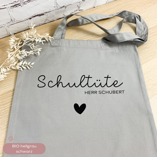Baumwolltasche Schultüte
