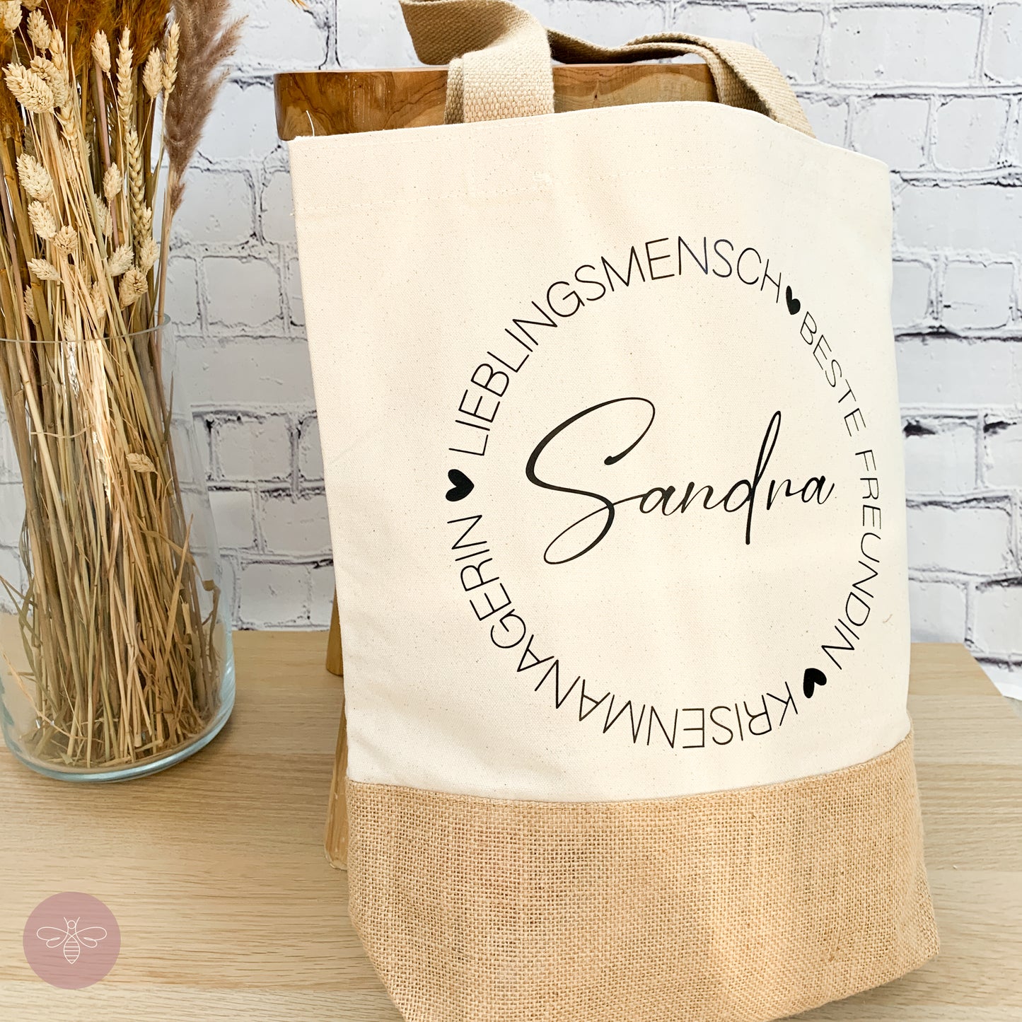 Baumwolljuteshopper Lieblingsmensch, beste Freundin, Krisenmanagerin