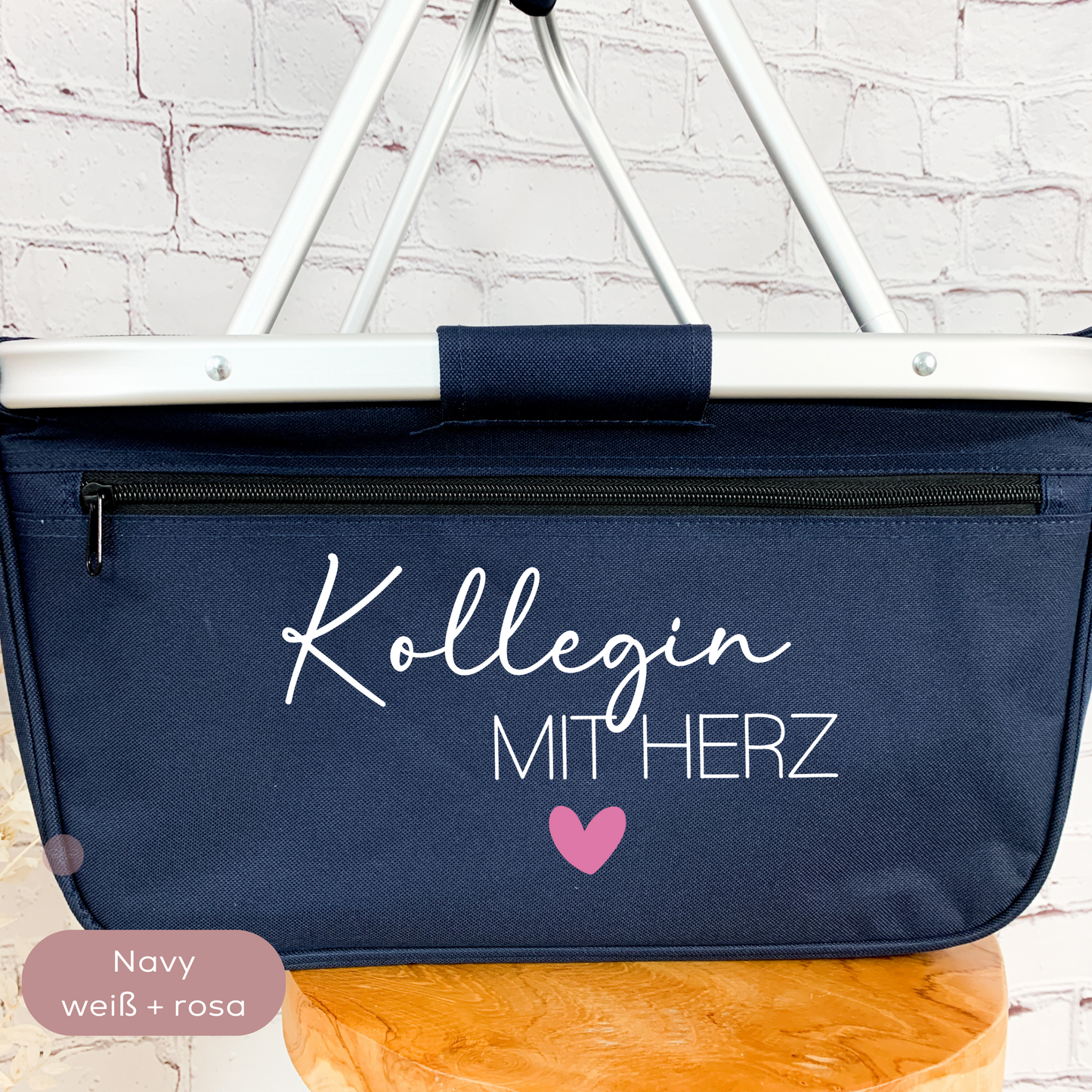 Einkaufskorb Kollegin mit Herz