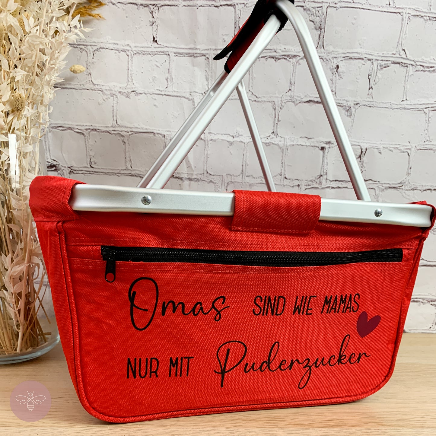 Einkaufskorb Omas sind wie Mamas nur mit Puderzucker