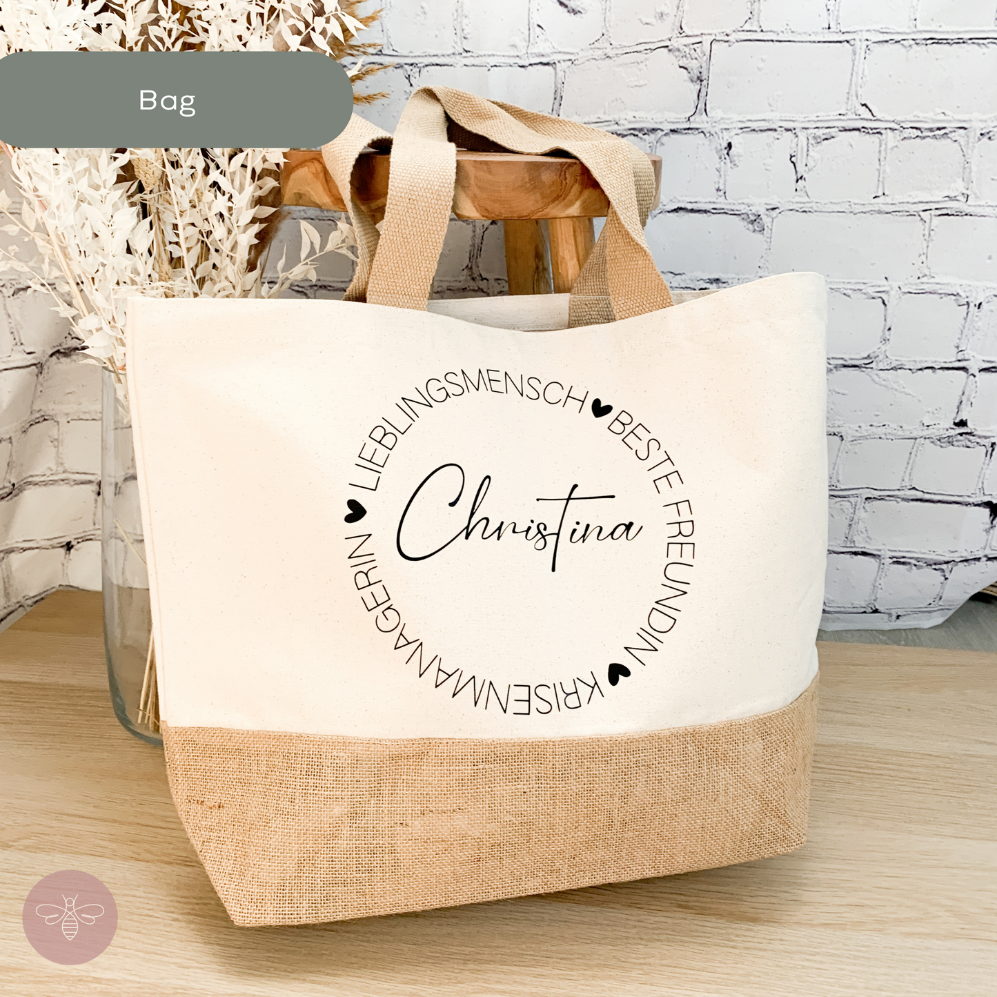 Baumwolljuteshopper Lieblingsmensch, beste Freundin, Krisenmanagerin