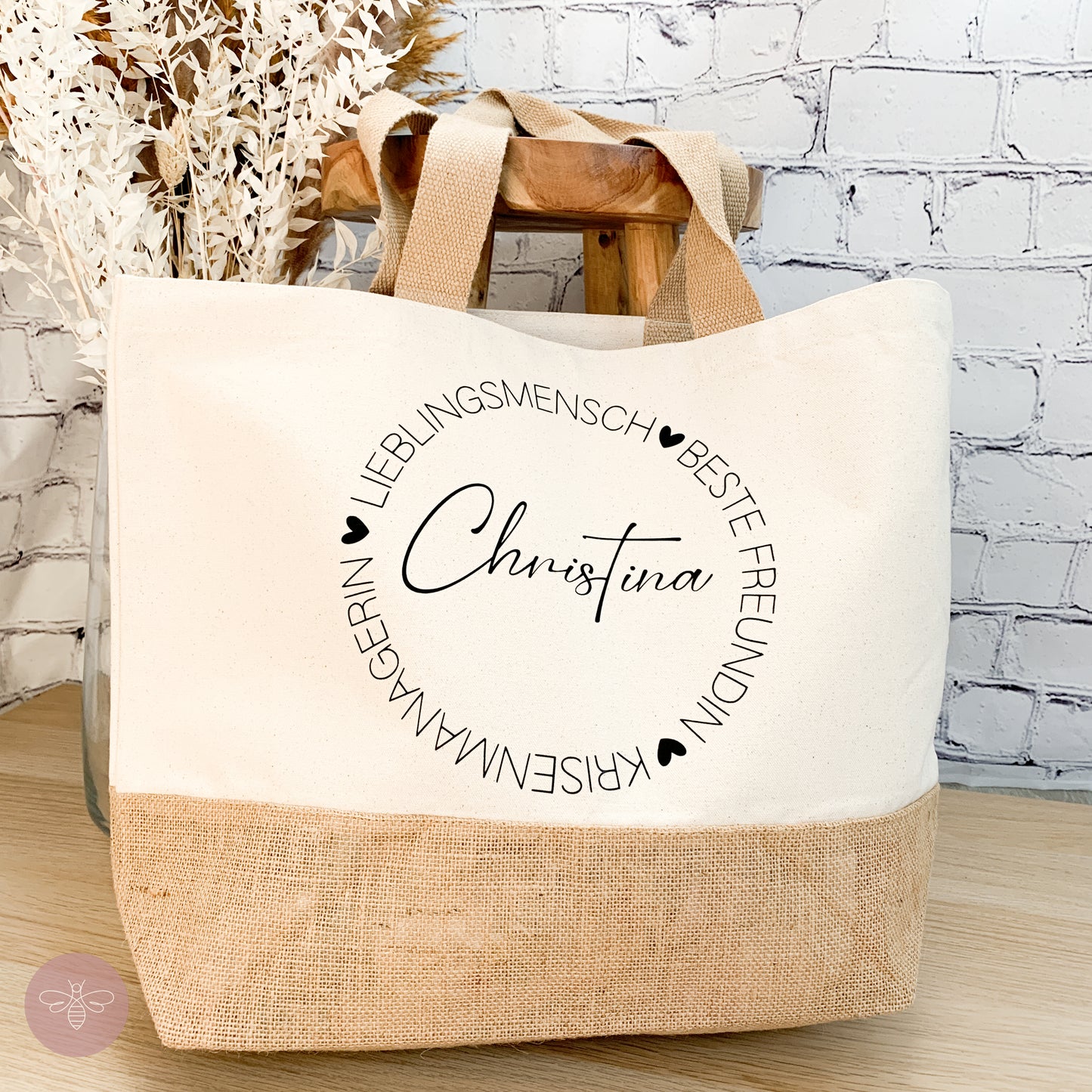 Baumwolljuteshopper Lieblingsmensch, beste Freundin, Krisenmanagerin