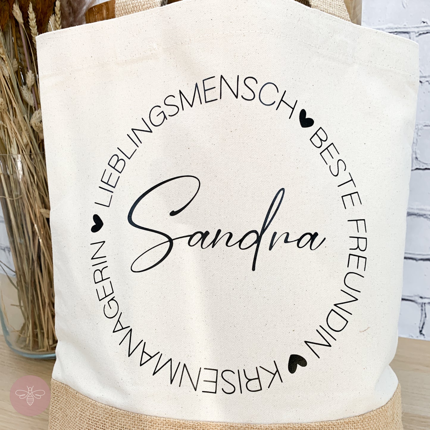 Baumwolljuteshopper Lieblingsmensch, beste Freundin, Krisenmanagerin