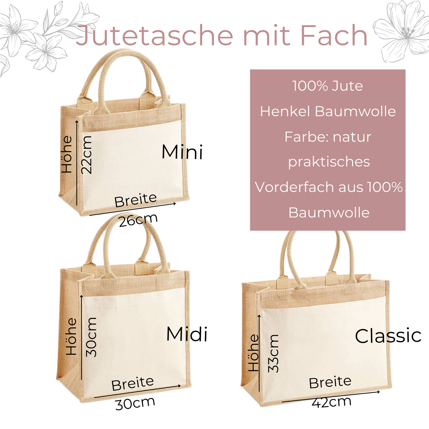 Jutetasche Mama Mutmacherin
