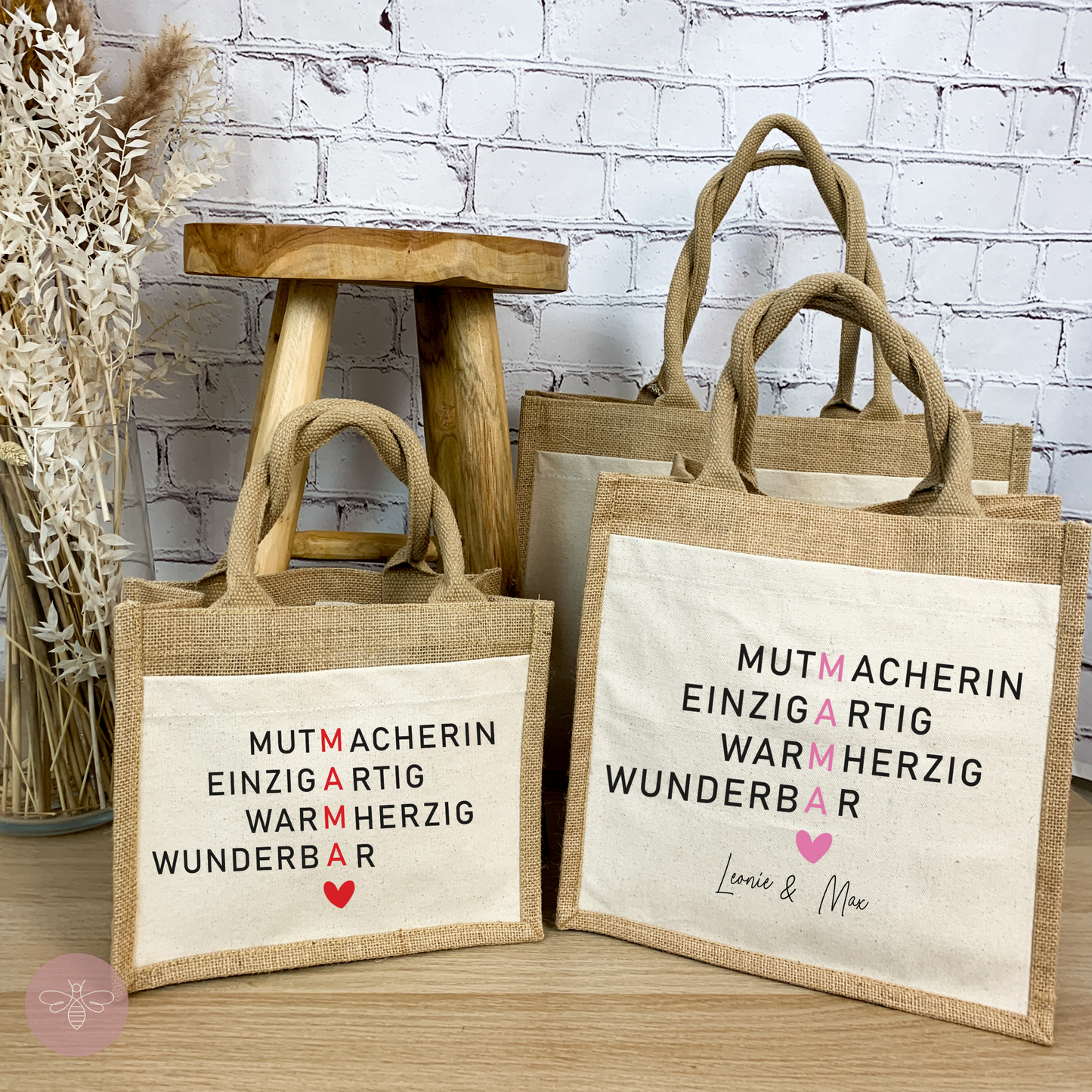 Jutetasche Mama Mutmacherin