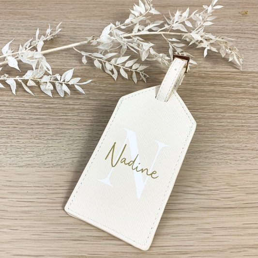 Reisepasshülle Initiale + Name