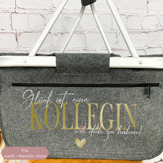 Einkaufskorb Glück ist eine Kollegin wie dich zu haben