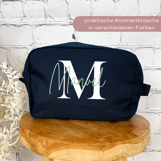 Kulturtasche Initiale + Name
