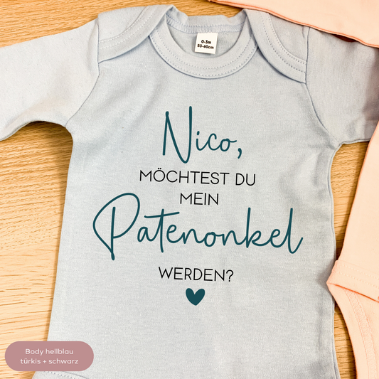Willst du meine Patentante werden? - Babybody