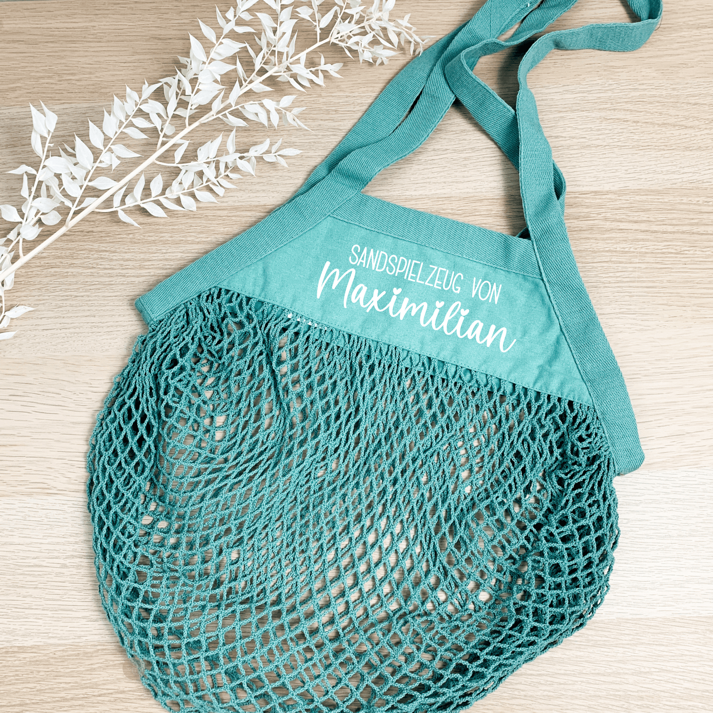 Netztasche Sandspielzug mit Name