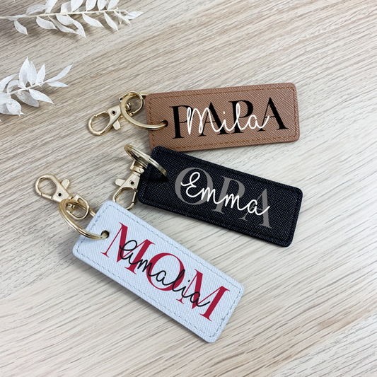 Schlüsselanhänger Papa mit Namen