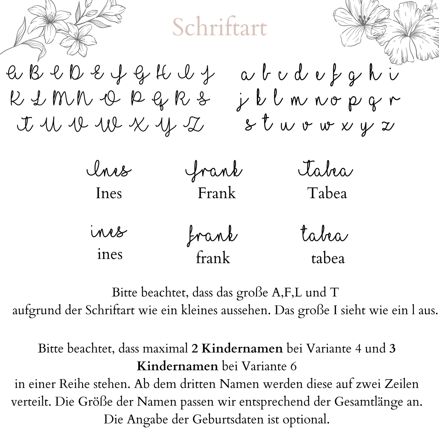 Personalisierter Einkaufskorb für Mama mit Kindernamen