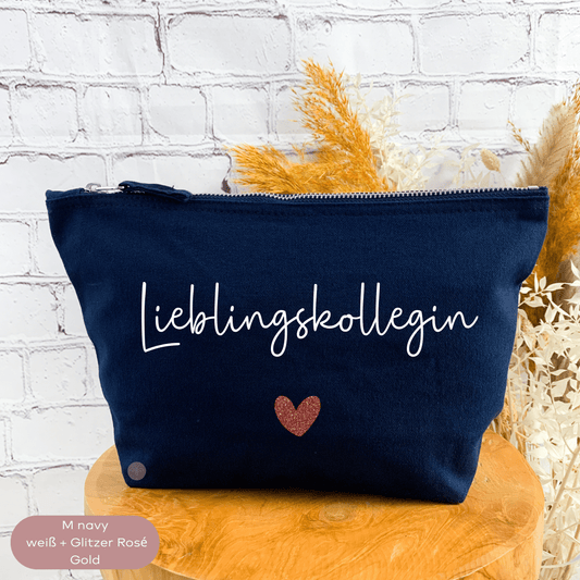 Kosmetiktasche Baumwolle Lieblingskollegin