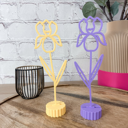 Moderne Blumendeko als 3D Druck