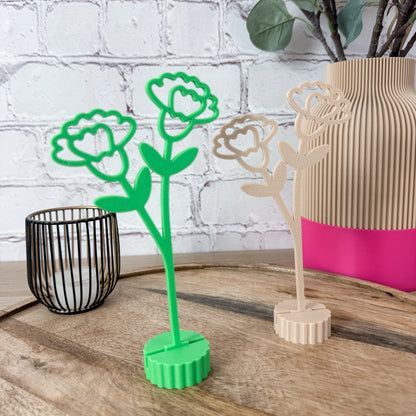 Moderne Blumendeko als 3D Druck