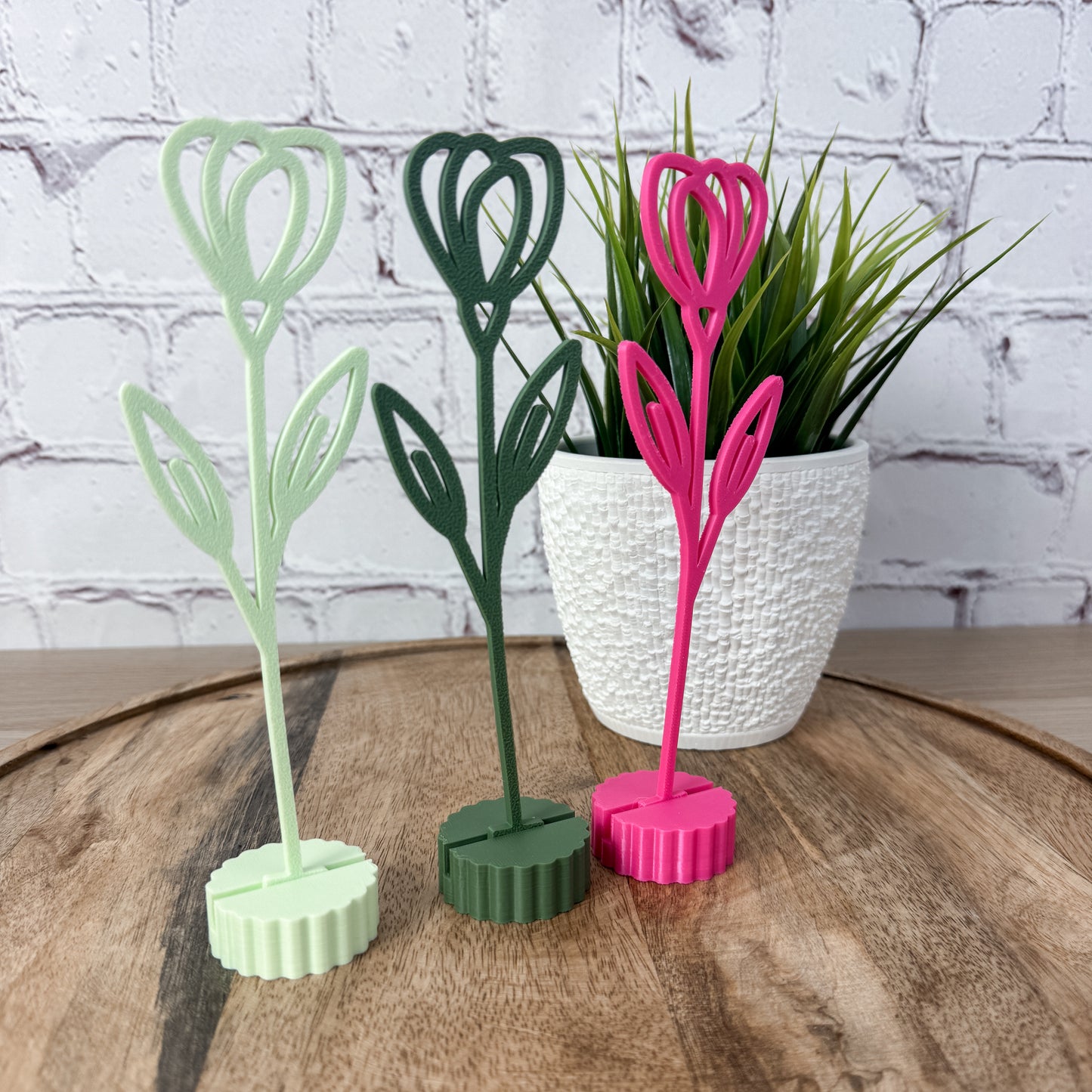 Moderne Blumendeko als 3D Druck