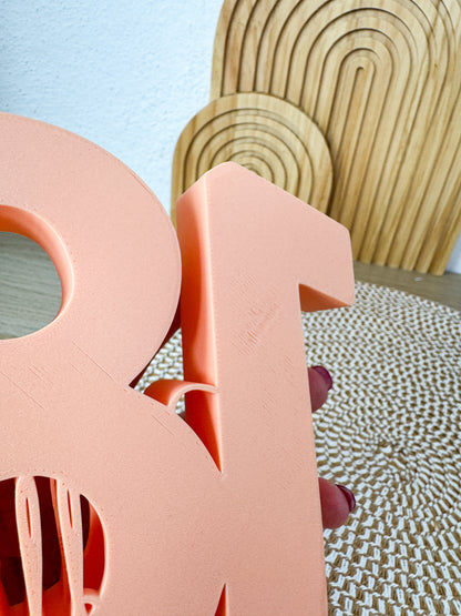 3D Geldgeschenk 18 Endlich Apricot  – B-Ware