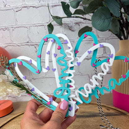 3D Loop Oma , Mama zum aufhängen