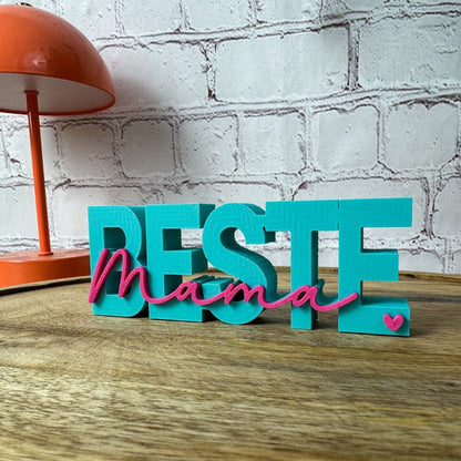 3D Schriftzug beste Mama
