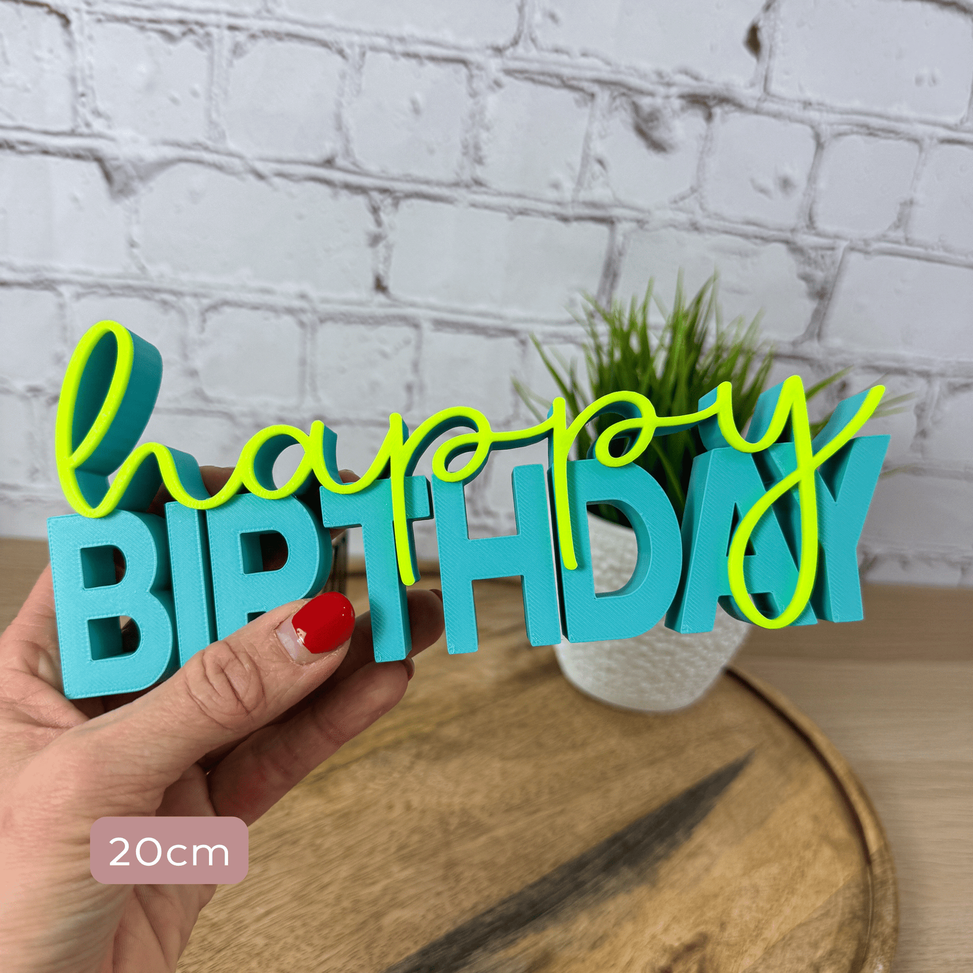 3d-schriftzug-happy-birthday-tuerkis-neongelb-20cm-pla