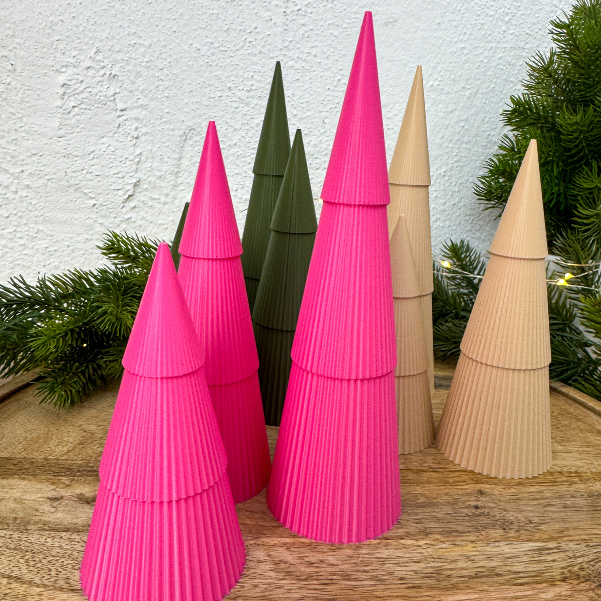 Weihnachtsdeko Baum, 3D Weihnachtsbaum aus PLA