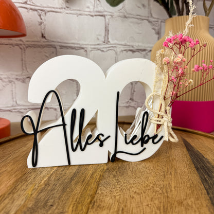 3D Geldgeschenk runder Geburtstag