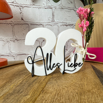 3D Geldgeschenk runder Geburtstag