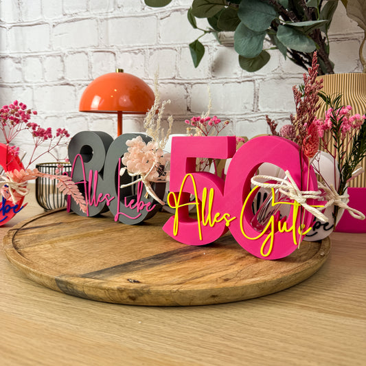 3D Geldgeschenk runder Geburtstag