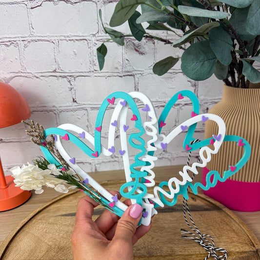 3D Loop Oma , Mama zum aufhängen