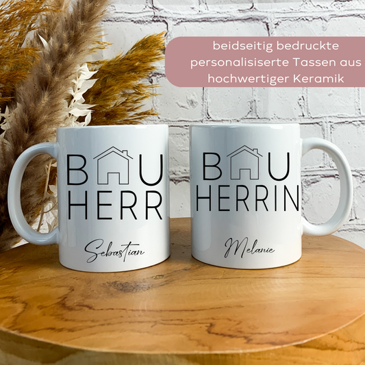 Tasse Bauherr/in + Name