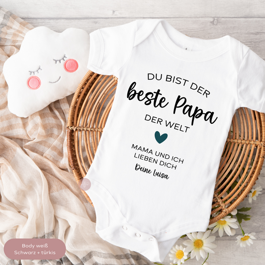 Babybody Du bist der beste Papa der Welt