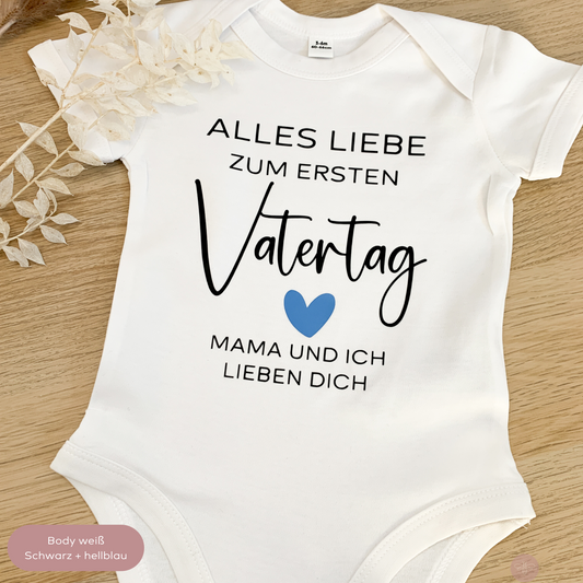 Babybody Alles Liebe zum ersten Vatertag