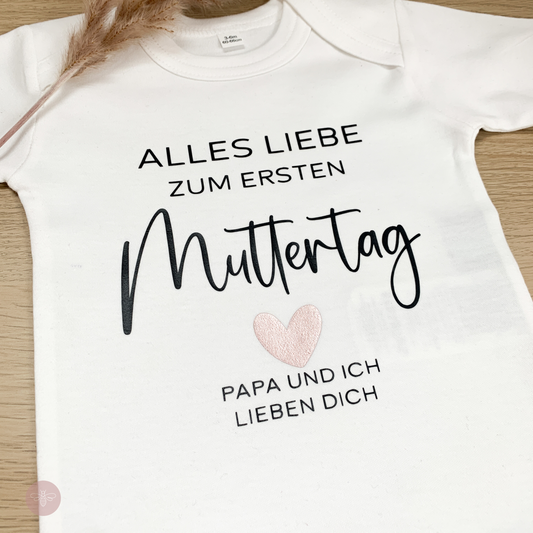 Babybody Alles Liebe zum ersten Muttertag