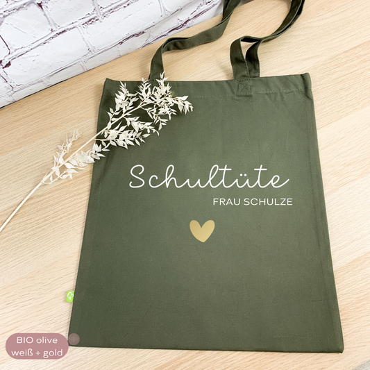 Baumwolltasche Schultüte