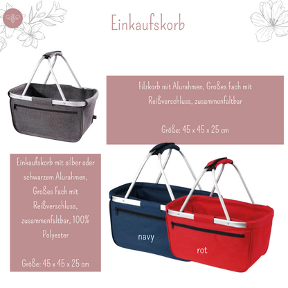 Einkaufskorb Omas sind wie Mamas nur mit Puderzucker