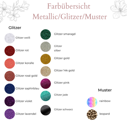 farbuebersicht glitzer suebecreative