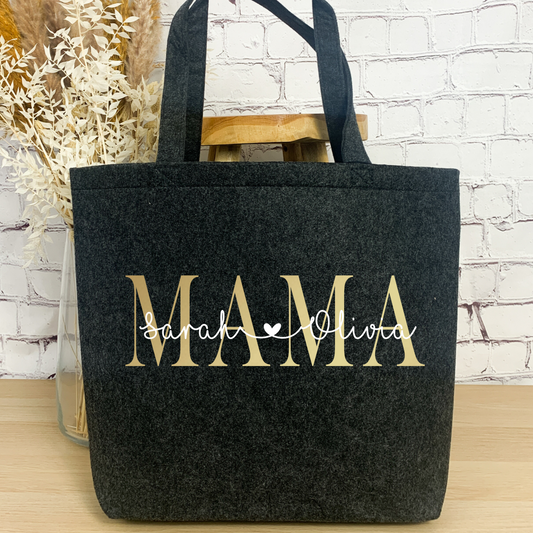 Filzshopper Mama mit Namen