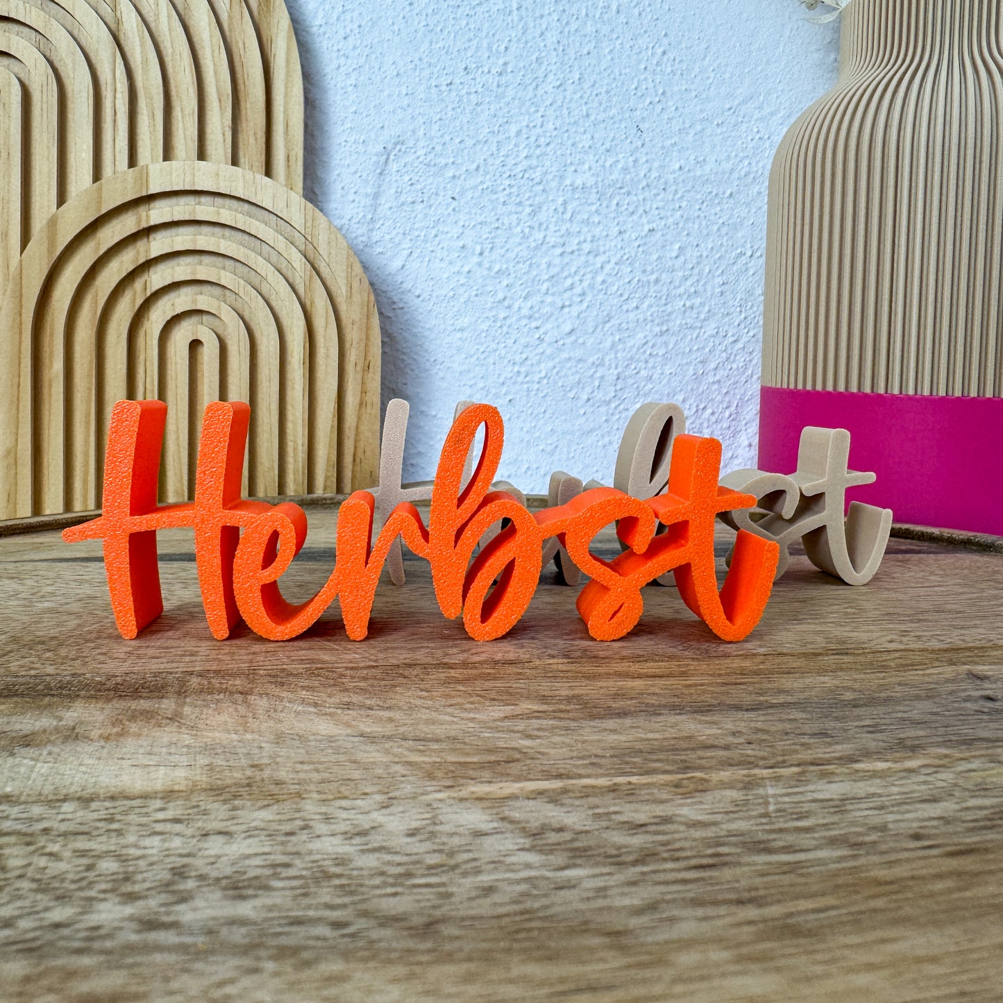Herbst Schriftzug – 3D Herbstdeko