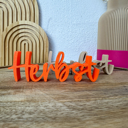 Herbst Schriftzug – 3D Herbstdeko