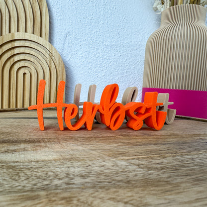 Herbst Schriftzug – 3D Herbstdeko